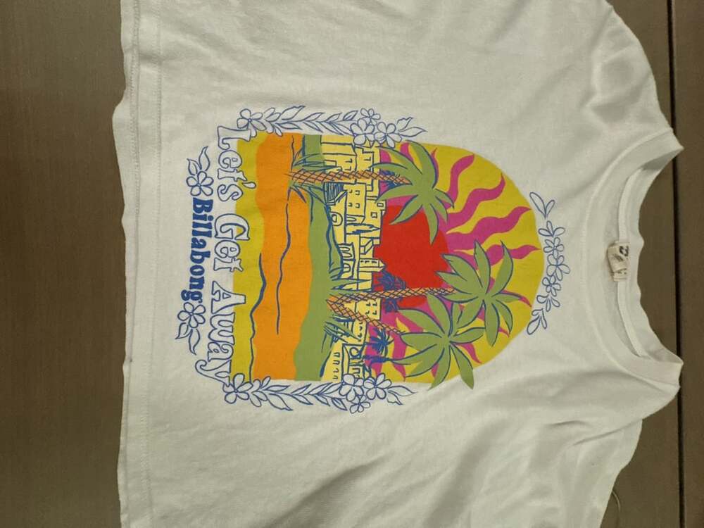 Billabong Let's Get Away Graphic Cropped T-Shirt